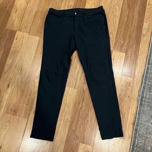 Lululemon ABC Slim-Fit Pant (Warpstreme) 36W-34L Color: Obsidian